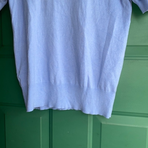 Loft size small lightweight sweater top short sleeve - Picture 5 of 8
